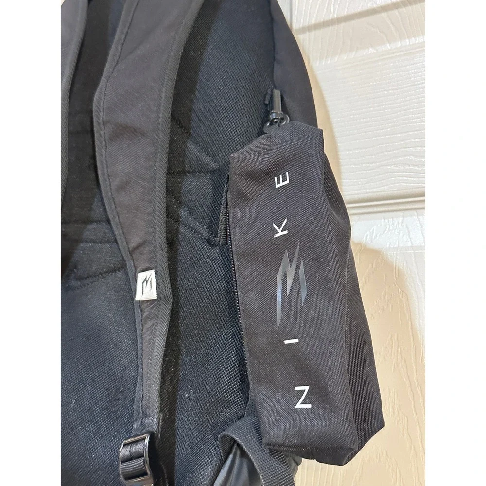 Nike Elemental Backpack Black Graphic Swoosh School Bag with Accessory Pouch‎